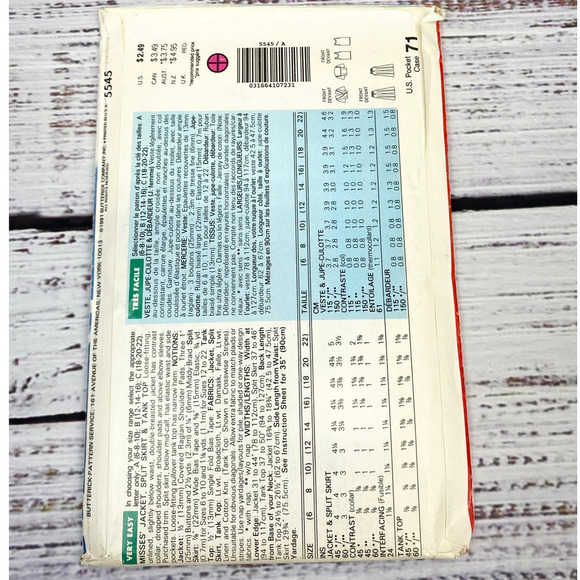 Vintage 1991 See  & Sew Now Ladies Nautical Smocked Top Dress Buttermilk Pattern - Picture 2 of 9